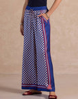 Checkerboard Wide Leg Pants