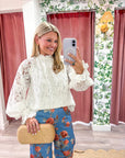 Amelie Lace Top