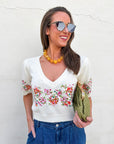 Pretty Little Petals Knit Top