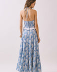 Coastal Wildflower Tiered Maxi Skirt