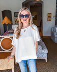 New Favorite Oversized Top-Ivory