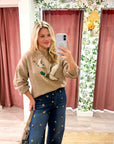 Lakeside Duck Sweater-Latte