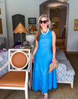 Blue Crush Maxi Dress
