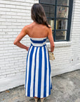 Baha Bound Smocked Back Midi Dress