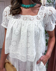 Delilah Embroidered Top