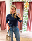Soft Embrace Crewneck Sweater-Indigo