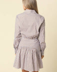 Versailles Stripe Mini Dress