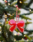 Needlepoint Bow Ornament