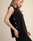 Iris Side Button Tunic