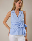 Sunlit Wrap Tie Top
