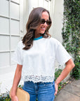 Coconut Kiss Lace Top