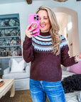 Snow Blast Patterned Sweater