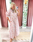 Charlotte Ruffle Maxi Dress