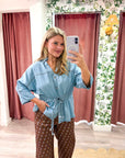 Wild West Denim Top