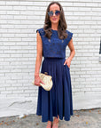 Lots to Love Skirt Set-Navy