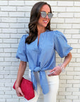 Island Girl Puff Sleeve Top