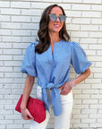 Island Girl Puff Sleeve Top