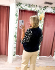 Vivienne Polka Dot Knit Top