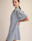 Madeline Stripe Mini Dress