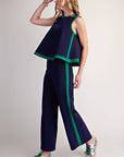 Soft Motion Pull On Pants-Navy