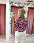 Freya Floral Puff Sleeve Top