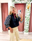 Vivienne Polka Dot Knit Top