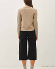 Soft Embrace Crewneck Sweater-Mushroom
