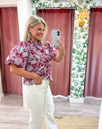 Freya Floral Puff Sleeve Top