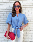 Island Girl Puff Sleeve Top