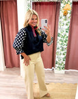 Easy Does It Cropped Jeans-Almond Milk