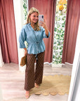 Wild West Denim Top