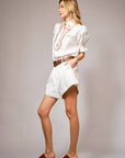 PREORDER: Dominique Scallop Embroidered Top