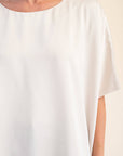 New Favorite Oversized Top-Ivory