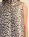 Huntress Jacquard Mini Dress-Taupe