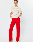 Nautical Moments Embroidered Knit Top