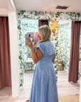 Shore Club Midi Dress-Royal