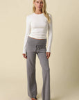 Cool Enough Crew Neck Top-Ivory