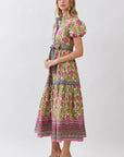 Antique Garden Midi Dress