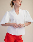 Around Town Puff Sleeve Top