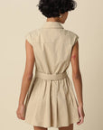 Donna Belted Mini Dress