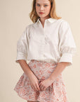 The Sculpt Button Down Top