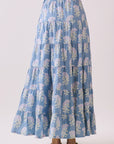 Coastal Wildflower Tiered Maxi Skirt