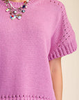 Woodland Charm Sweater-Pink