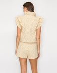 Little Wild Flower Ruffle Vest