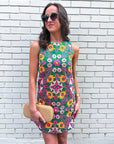 Petal Poetry Embroidered Mini Dress