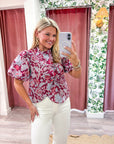 Freya Floral Puff Sleeve Top