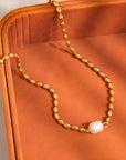 Pearl Ball Chain Necklace