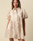 Evie Puff Sleeve Mini Dress