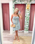 Rosewater Aura Mini Dress