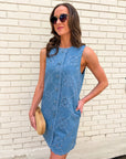 Western Whimsy Denim Dress